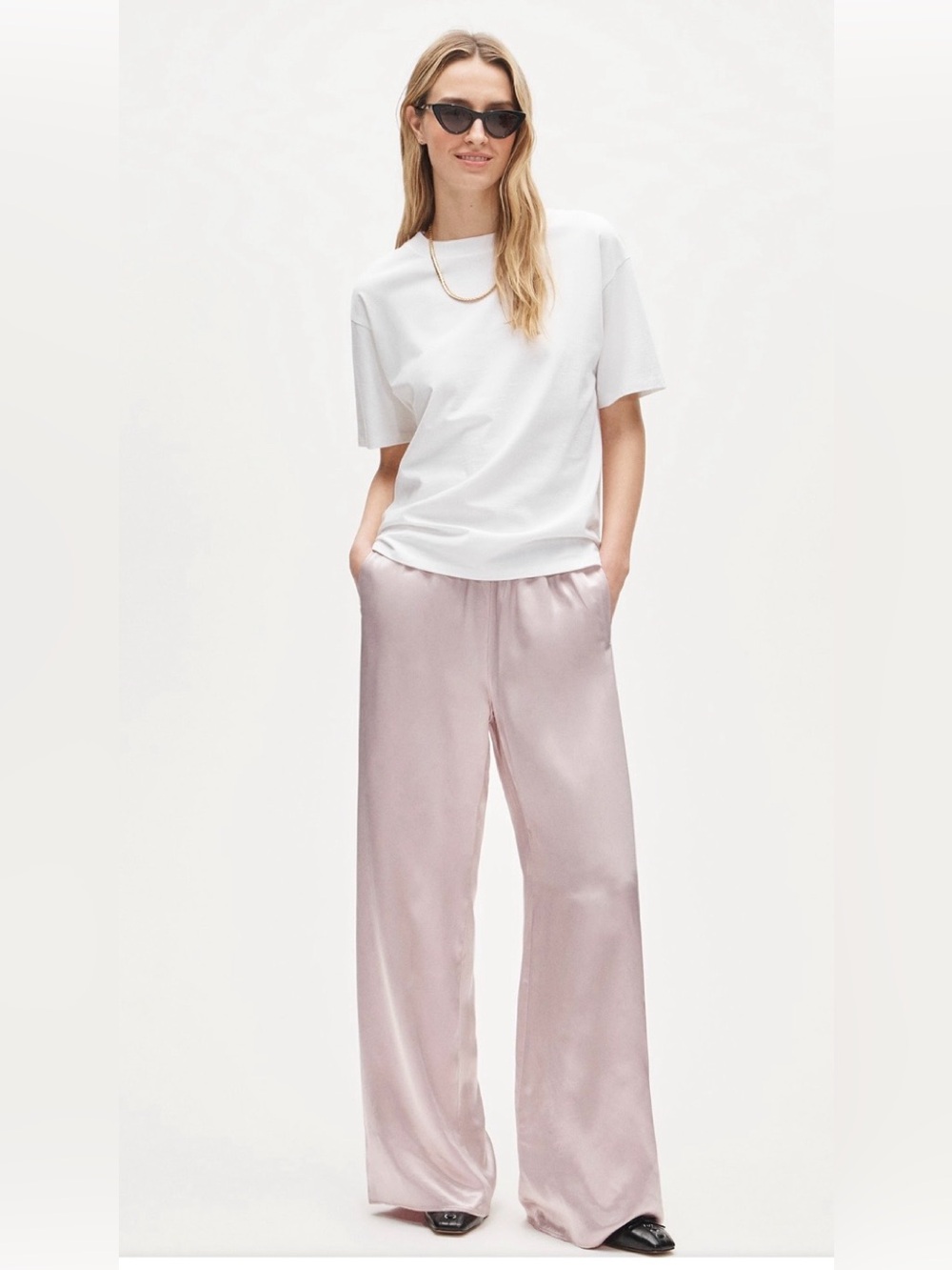 J. Crew Cosmo pant in luster charmeuse